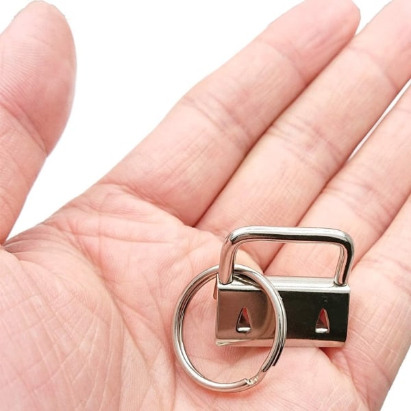 10/60 STK. Nøglesnors Nøglering Hardware Sæt Drejelige Karabinhager Farverig Nøglevedhæng, Nøglering Vedhæng Hardware til Armbånd Nøglering Fremstilling 10pcs