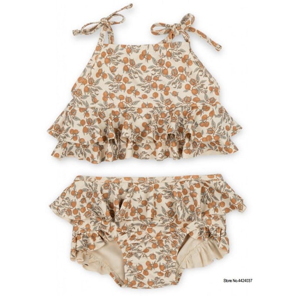 KS Baby Flickor Baddräkt Kläder 18M-9T Blomma Barn Märke Kawaii BC Mr TAO Kläder Barn Badkläder Syster Bror Matchande 08 100cm 3Y