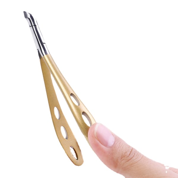 Cut Easy-to-Cut Inverteret Kød Torn Manicure Implement Negle Groove Indlæg Negle Pedicure Neglesaks Rustfrit Stål Død Hud Clipper Black cuticle Nipper Handle