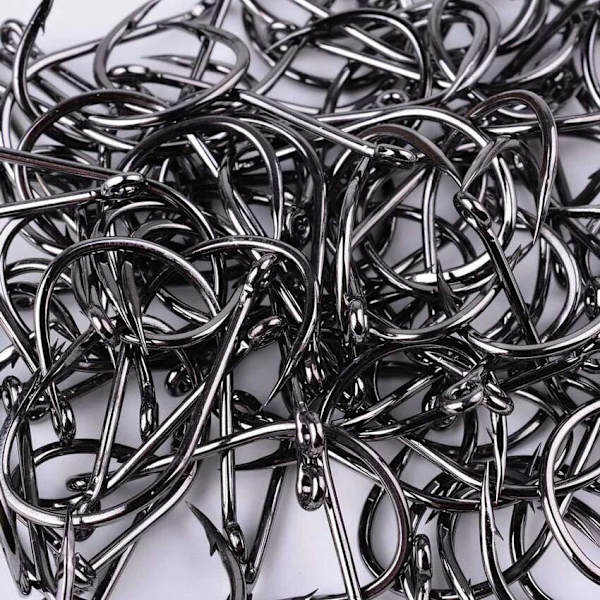 Fishhook 50 st / 20 st / Ask Cirkelkrok Karp Öglad Fiskekrok Storlek 2-22# Ringöga Japan Fiskekrokar Enkel Jigg Fiskekrok Fiskeutrustning Size 2 - 50pc