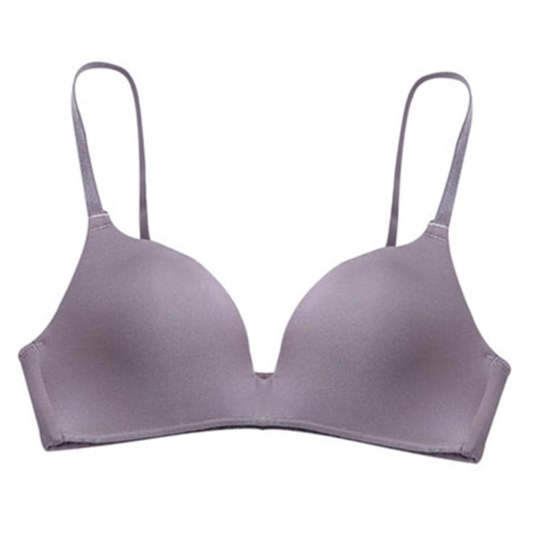 Varsbaby Dame Push Up Undertøj Ensfarvet Uden Bøjle Komfortabel BH Beige 34A