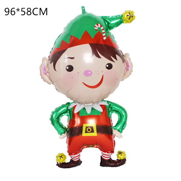 90 cm Oppustelig Jule Candy Cane Stang Balloner Udendørs Candy Canes Dekoration til Julepynt 2023 Navidad Nutcracker