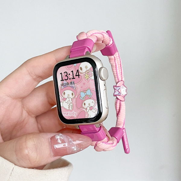 Kellon ranneke Apple Watch iWatch SE/4/5/6 40mm:n kelloon, Meimeidi