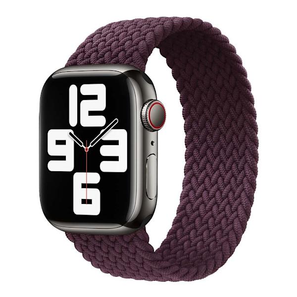 Kellon ranneke Apple Watch iWatch 38/40/41MM kellotaulun koko M ranteen ympärysmitta 155~166mm tummanpunainen kirsikka