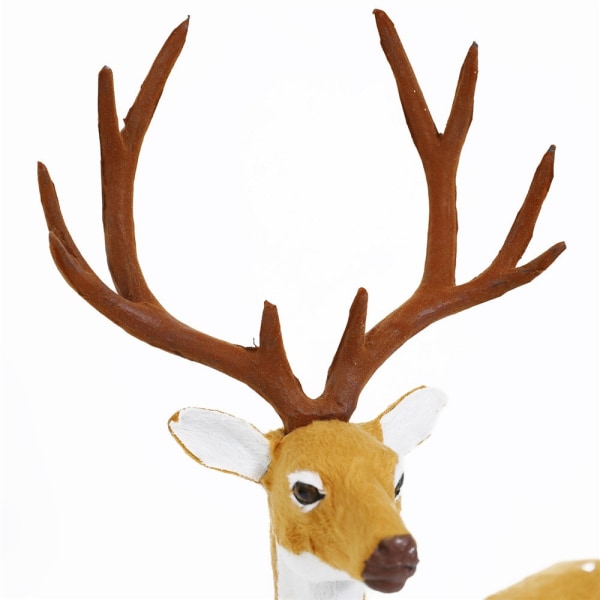 15/20/25/30cm Ren Julhjort Jul Älg Plysch Simulering Juldekorationer För Hem God Jul Nyår Ornament as picture3