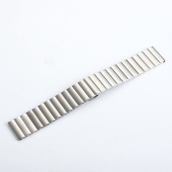 Klockarmband för Apple Watch iWatch 38/40/41/42 S10MM En solid bambuled silver