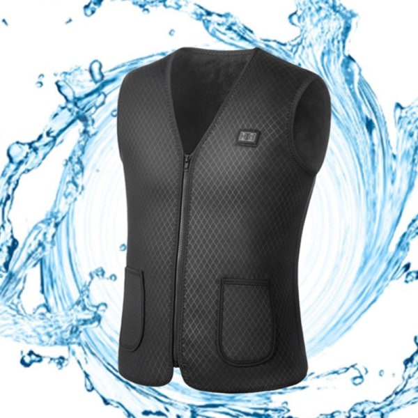 16 Område Varmevest Mænd/Kvinder Casual V-hals USB Opvarmet Vest Smart Temperaturkontrol Varmejakke Bomuldsfrakke Vinter Jagt 7 areas 4XL