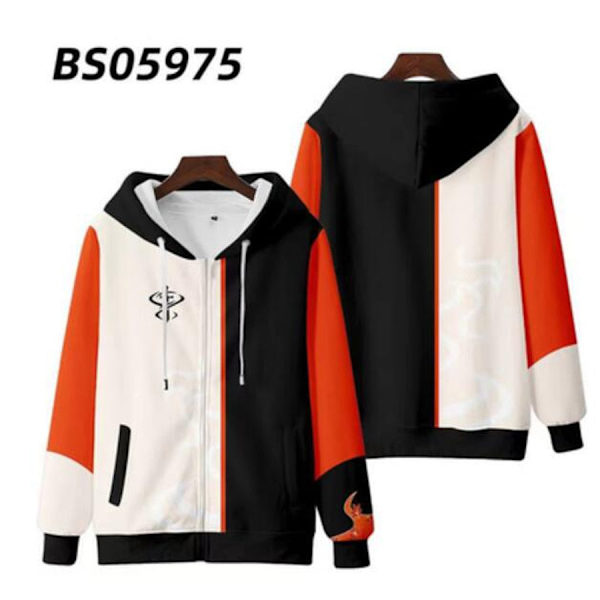 Genshin Impact Kaedehara Kazuha Cosplay Huppari Naiset Miehet Harajuku Collegepaita Katumuoti Hip Hop Villapaita Hupullinen Takki Päällysvaatteet 001 4XL