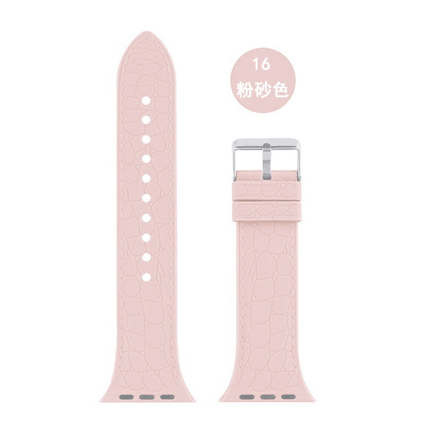 Klockarmband för Apple Watch iWatch 42/44/45/49mm rosa sandfärg