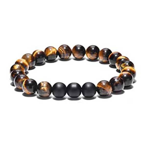 Naturstein 7 chakra energi Buddha perlearmbånd tigerøye stein Lapis Perlet livets tre Anheng fargerikt armbånd for kvinner Lava Stone