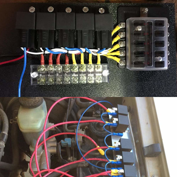 Krimpgaffel Terminal Sorterad Elektrisk Kabelkontakt Kit Krimpgaffel Isolerad Ring Gaffelgaffel Stum Set 360PCS