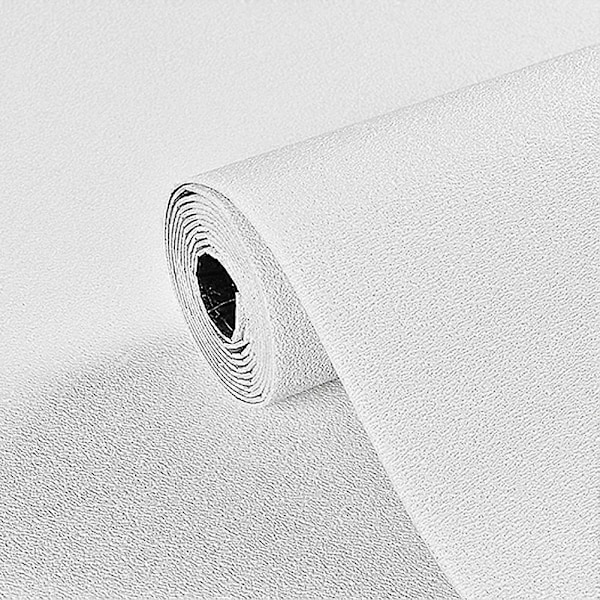3D Diatomitt Mønster Tapet Bakgrunn Veggdekorasjon for Soverom Hjem Hvit White
