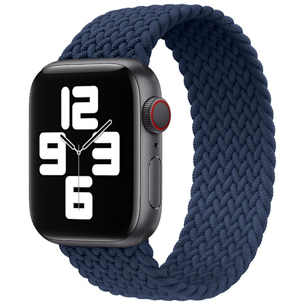 Klockarmband för Apple Watch iWatch 38/40/41MM urtavla storlek L handledsomkrets 167~188mm Mörkblå