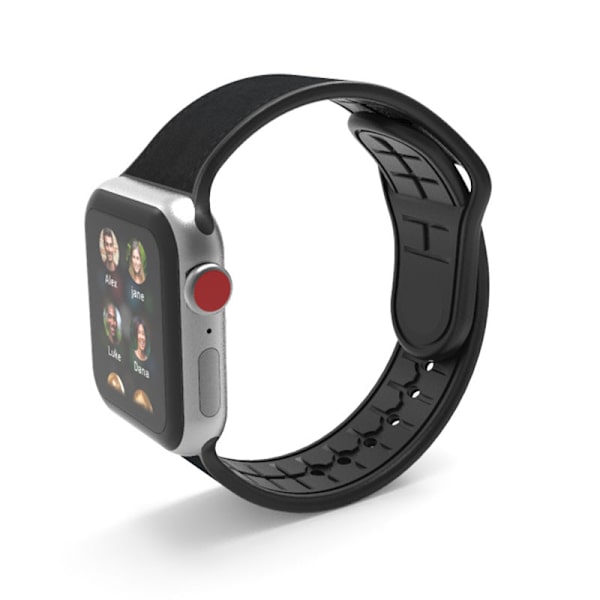Läderarmband för Apple Watch och Apple Watch Black buckle 38/40mm