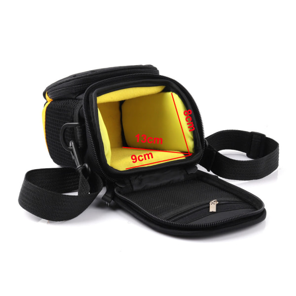 Stöttålig enaxlad kameraväska för utomhusbruk för Nikon J5 J4 kameraväska Yellow