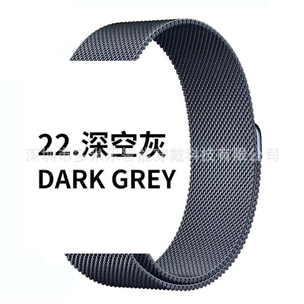 Klockarmband för Apple Watch iWatch för 42/44/45/49/S10-46mm Rymdgrå