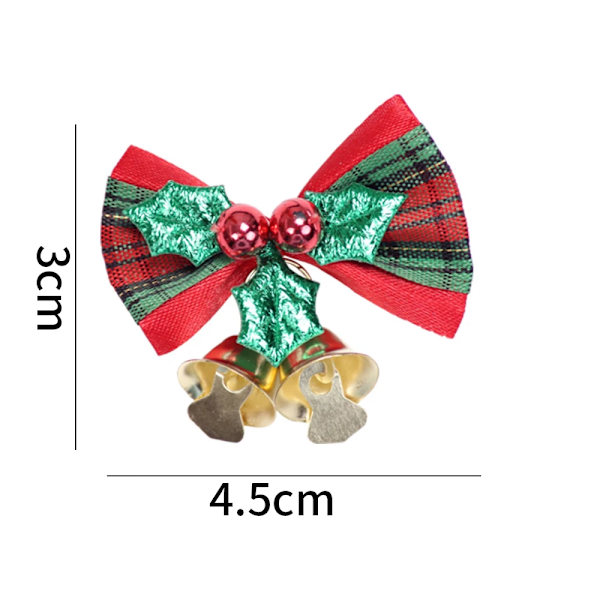 12/24/36 kpl Joulurusetti Joulukoristeet Kotiin Kultainen Punainen Rusetti Joulukuusen Koristeet Uusi Vuosi 2024 Navidad Kerst Sisustus 01-Mixed 24pcs