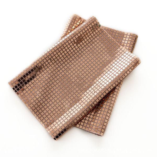 Disco Plaid Bordløber Bryllup Bordløber Fest Dekoration Duge Rose Gold 180*33cm
