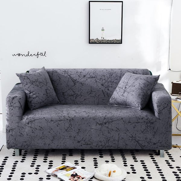Stretch Sofföverdrag Elastiska Allomfattande Möbelskydd för Olika Form Soffa Loveseat Stol L-Form Sofföverdrag colour3 2-seater 145-185cm