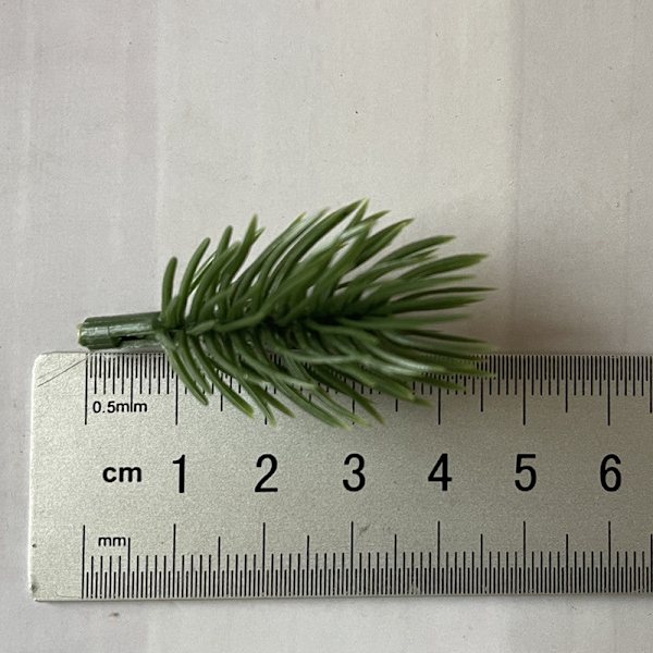 10 st Tallkvistar Konstgjorda Falska Växter Konstgjord Blomgren Juldekoration DIY Tillbehör Bukett Presentförpackning geen small
