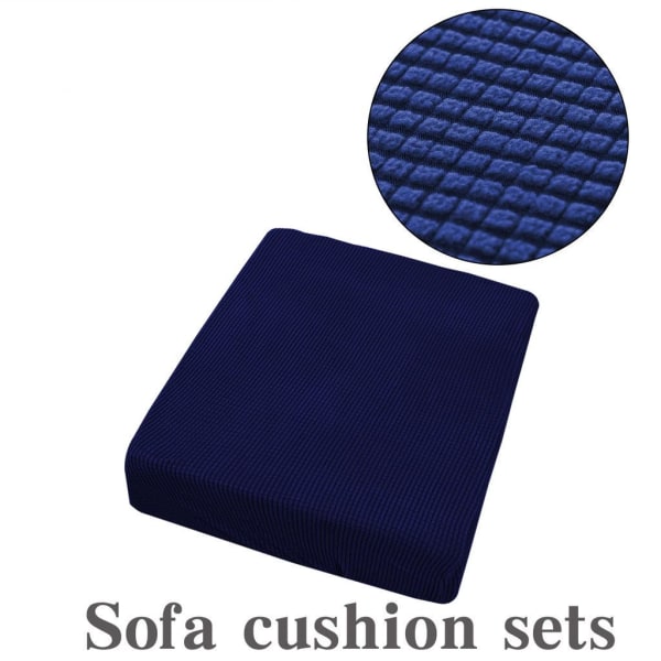 Pölytiivis Suojapäällinen Kangas Vaihto Kodin Sisustus Joustava Sohvan Istuintyynyn Päällinen Dark grey 3 Seater