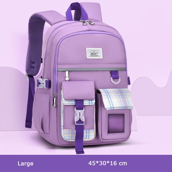 Ortopædiske skoletasker til børn, pigetaske, primær skoletaske, prinsesse rygsæk, skoletaske, rygsæk Sac Mochila S  root pink