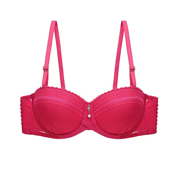Dam Halvkupa Push Up BH Sexig Spets BH 80 85 90 95BC Kvinnlig BH Black 95B