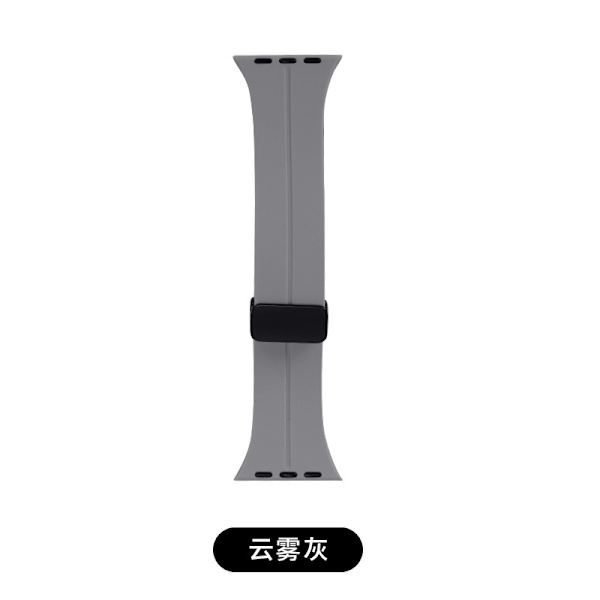 Klockarmband för Apple Watch iWatch 38/40/41/42 S10 SM Molngrå