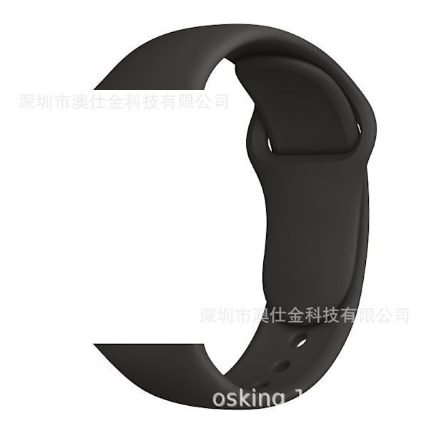 Urrem til Apple Watch iWatch 42/44/45/46/49mm S/M Sort