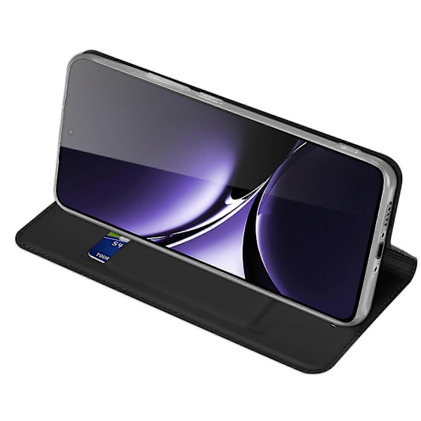 DUX DUCIS Skin Pro Series Flip Läder Telefonfodral Black For Xiaomi Poco X7 Pro