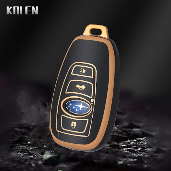 TPU Bil Fjernbetjening Nøgle Cover Etui Skal Fob Til Subaru BRZ Forester Legacy Outback WRX WRX STI Impreza XV Crosstrek Auto Tilbehør Gray only case