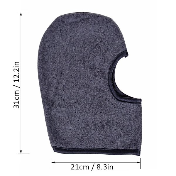 Balaclava-mössa för barn Vinter Full Face Skidmask Termisk Vindtät Polar Fleece Halsvärmare för Pojkar Flickor Skidåkning Cykling Vandring One Size Red