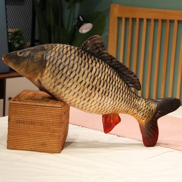 30 cm 3D Simulation Guldfisk Plyslegetøj Udstoppede Bløde Dyr Karpe Plys Pude Kreativ Sofapude Pude Gave Børnelegetøj 1