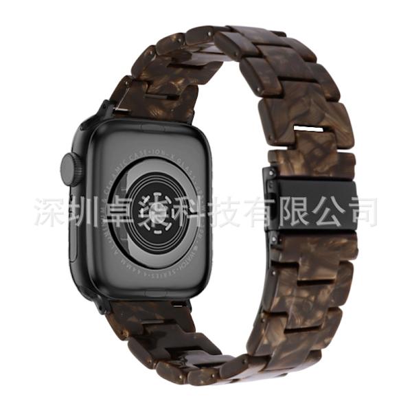 Kellon ranneke Apple Watch iWatch 38mm/40mm/41mm Santelipuu Ruskea