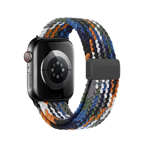 Klockarmband för Apple Watch iWatch 38/40/41MM Plast inre magnet Denim färgstark