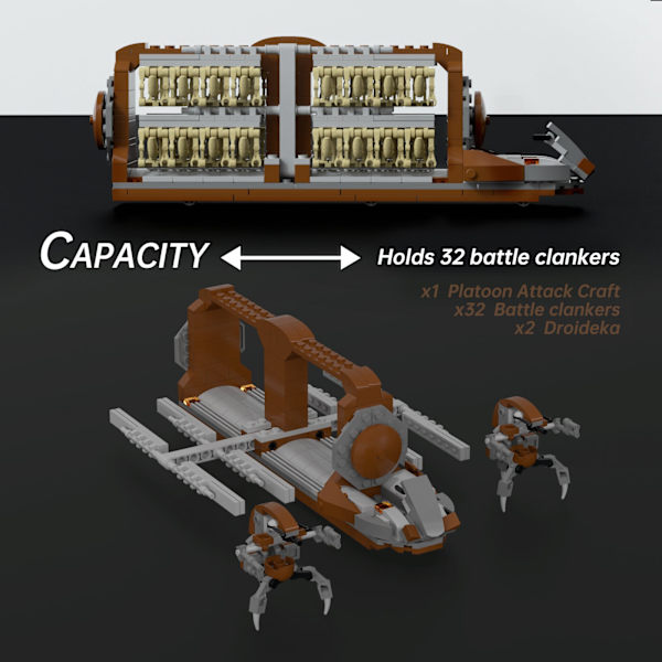 MOC Kreativ Serie Robot Angrebsmaskine og Destroyer Maskine Puslespil Samle Byggeklodser Default Title