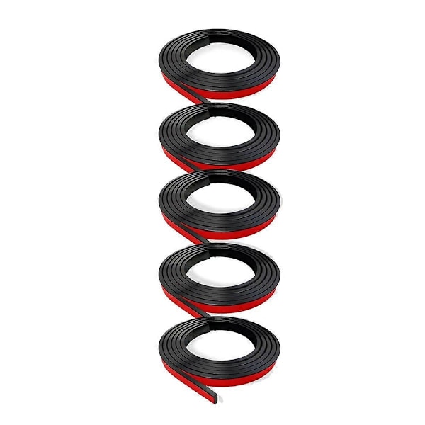 5 Rullaa Ikkunaruudukon Sisäosia Ruudukko Sarja Itseliimautuva Kuori ja Kiinnitä Lista Simuloitu DIY Ikkunan Koriste Musta