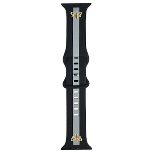 Urrem til Apple Watch iWatch 42-49mm Sort med Grå + Guld Bi