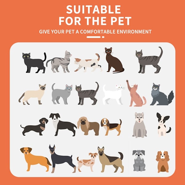 Hanpanda Vår Portabel Hundväska Utflykt Stort Utrymme Andningsbar Enaxlad Sidoöppning Hundtransportväska Katt Diagonal Canvas Husdjursväska OUT20057 L