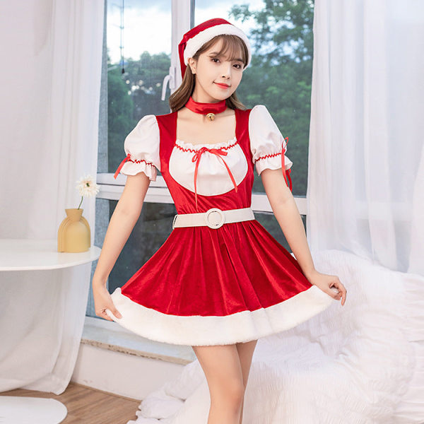 Julkläder Dam Sexiga Julunderkläder Uniform Kostym Passion Bunny Cosplay Japansk Halloween Uniform 9718 Average size