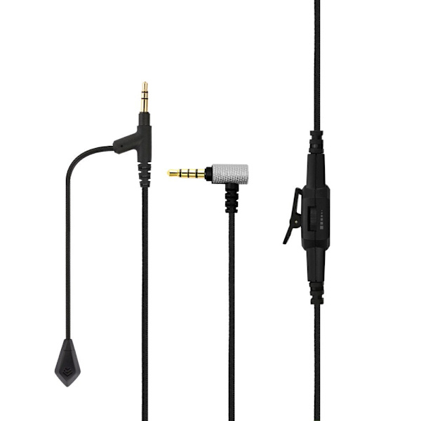 3,5 mm Boom Mikrofon Volumen Kabel Til V-MODA Crossfade M-100 LP LP2 M-80 V-80 Til Gaming Headset Til Skype PS4 Xbox One Telefoner Black silver