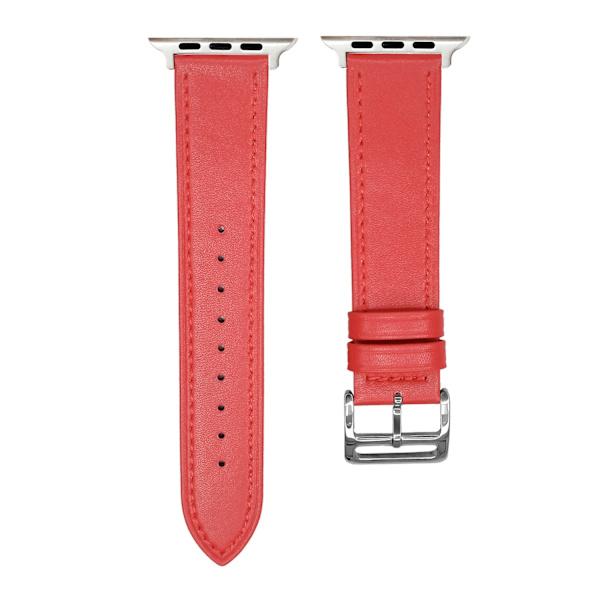 Klockarmband för Apple Watch iWatch 38/40/41 inklusive kontakt Begonia Röd