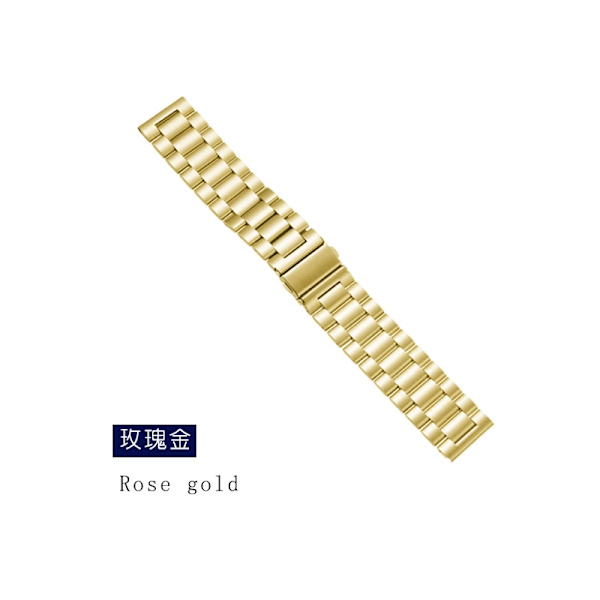 Klockarmband för Apple Watch iWatch Passande tabell 38-40-41 Guldplåt