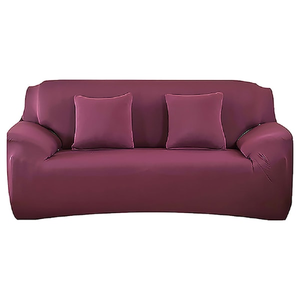 Överdrag Enfärgat Sofföverdrag för Vardagsrum Elastiskt Hörnsofföverdrag Stolsöverdrag 1/2/3/4 Sits olive 2-seater 145-185cm