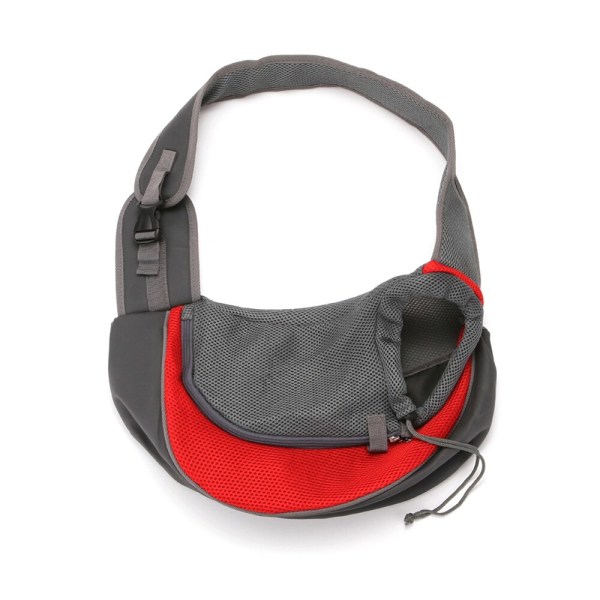 Udendørs Rejse Kæledyr Hvalp Bærer Hunderygsæk Skuldertasker Mesh Oxford Enkelt Komfort Sling Håndtaske Tote Pung hund Rose Red L