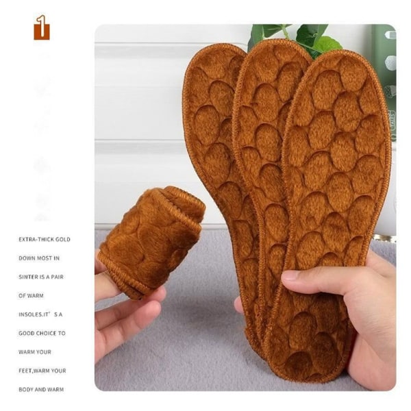 Pehmeä lämmin pohjallinen kenkiin, paksuuntavat lumikengät, kengänpohja, lämpöpehmuste, talviurheiluun, juoksupohjalliset, miehille, naisille, lämmitystyynyt Alpaca Plush EU44-270mm