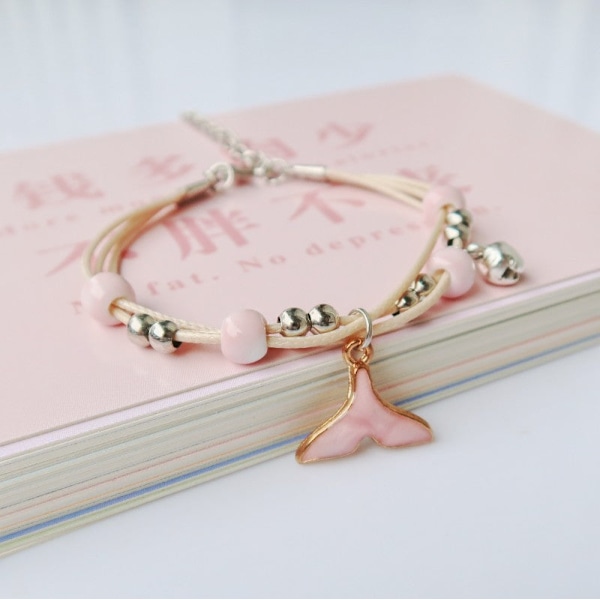 Glas Torkad Blomma Växt Armband Koreansk Enkel Personlig Hipster Körsbärsblom Studentpresent Keramisk Prydnad 15 small round leather dandelion