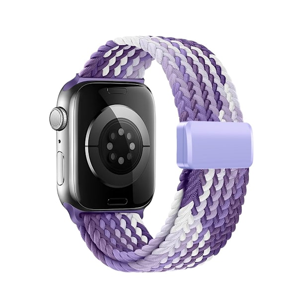 Klockarmband för Apple Watch iWatch 38/40/41MM Plast inre magnet Druvlila