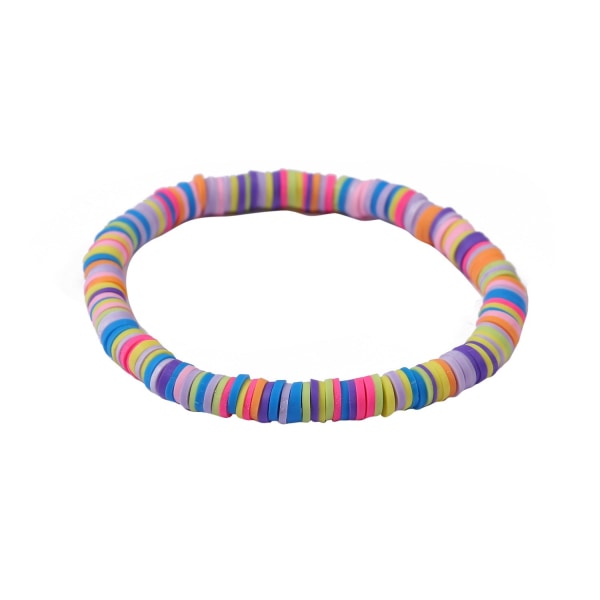Armband Multicolored Tofs Polymerlera Skal Bohemiskt Armband S2007-7 mixed color