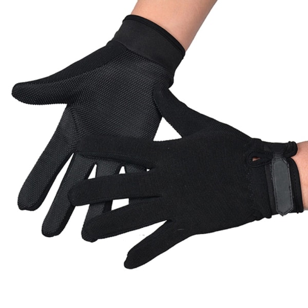 Sommer Taktiske Hansker for Menn Lett Pustende Ridehansker Sykkel Sklisikre Hel Finger Halv Finger Hansker Fiske kahaki XL